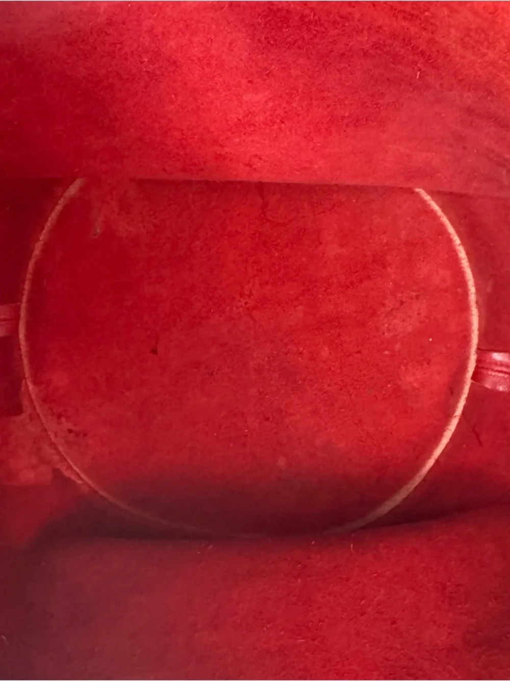 Vintage Coach Duffle Sac 9085 Red Leather Feed Sack XL Bucket Bag USA - Picture 14 of 15